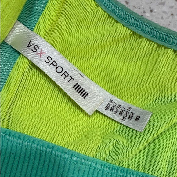 Victoria's Secret Aqua and Lime Bikini Top - Picture 4 of 5